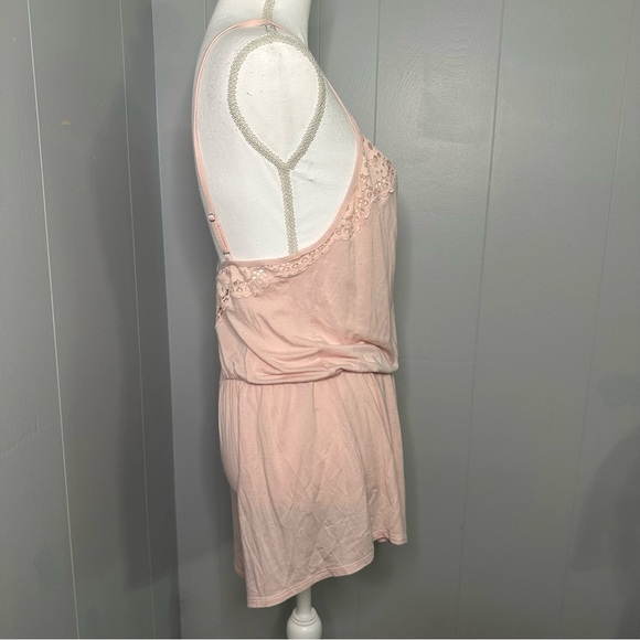 Victoria’s Secret Pink Lace Romper Balletcore Soft Girl Aesthetic – Size Small - Picture 5 of 8